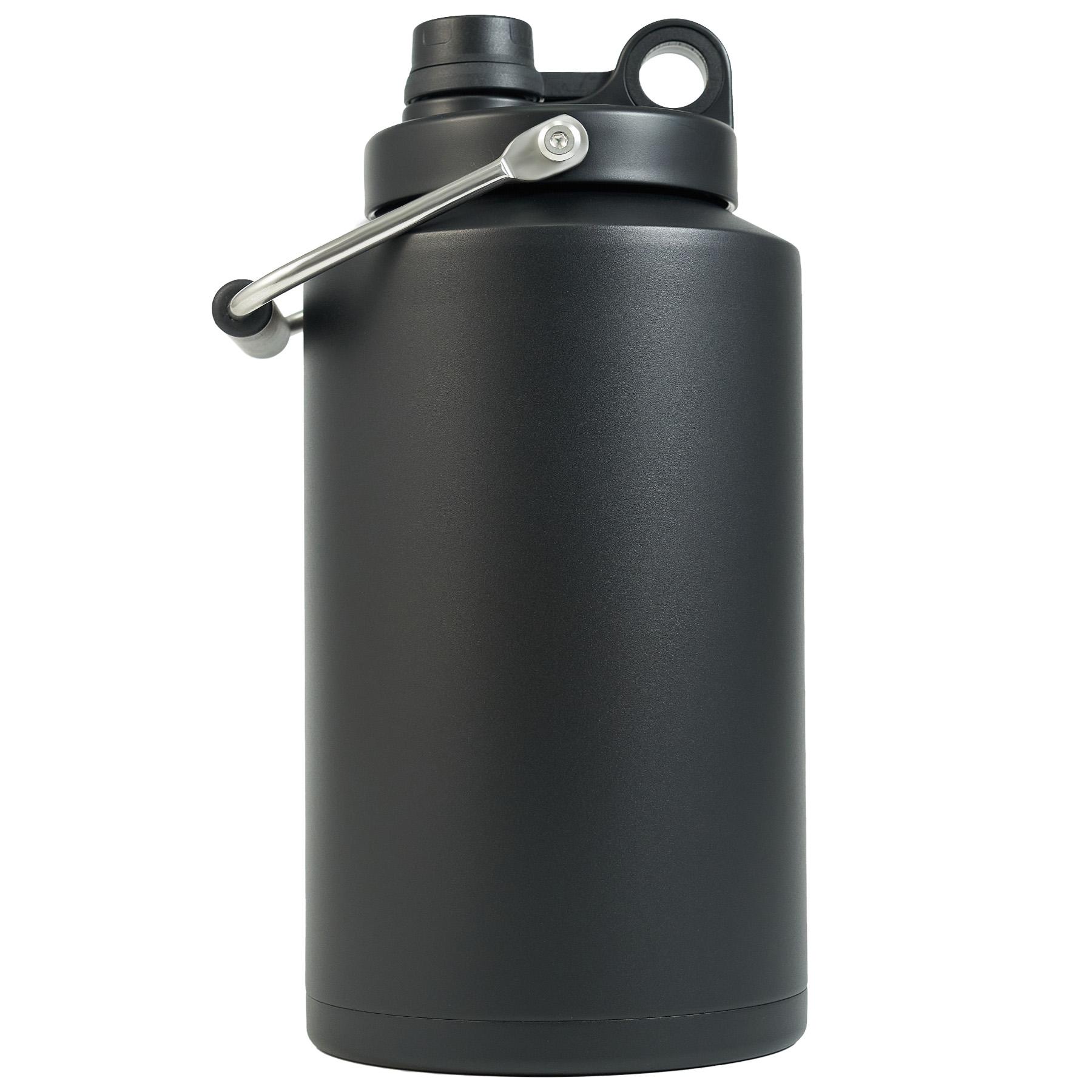 Borraccia grande 1 gallone in acciaio inox isolata per thermos bevande calde fredde - Foto 8 di 9