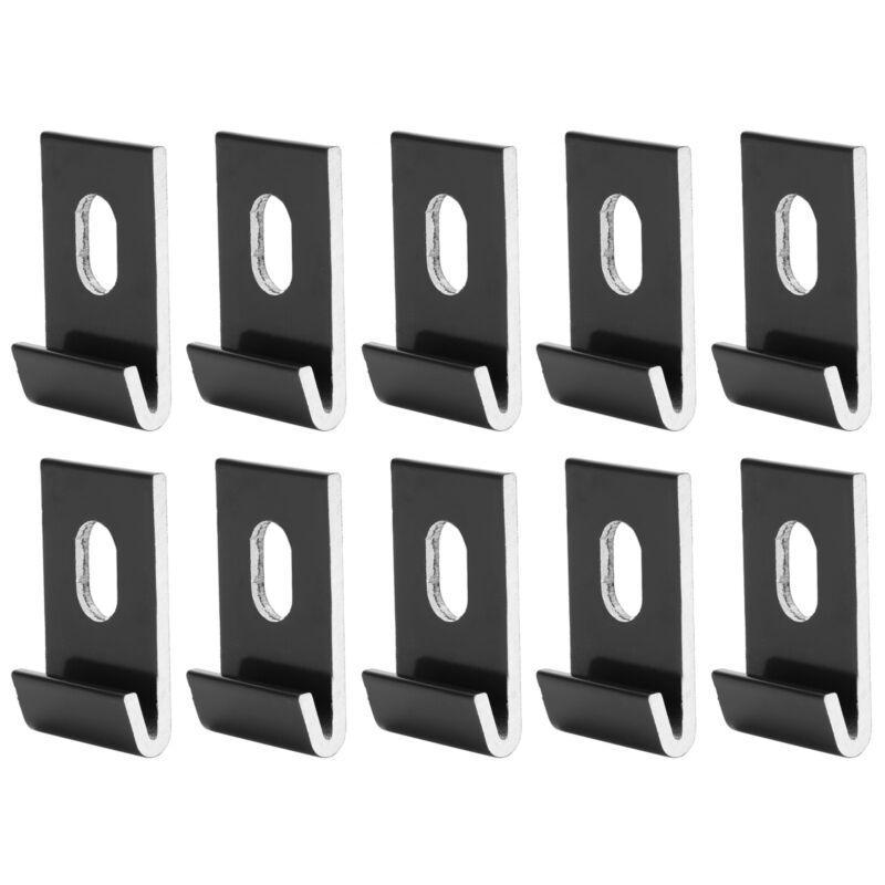 For Aluminium Greenhouse J Clips Base Hook Fixings 10 Pack Strong Secure Durable - Picture 13 of 15