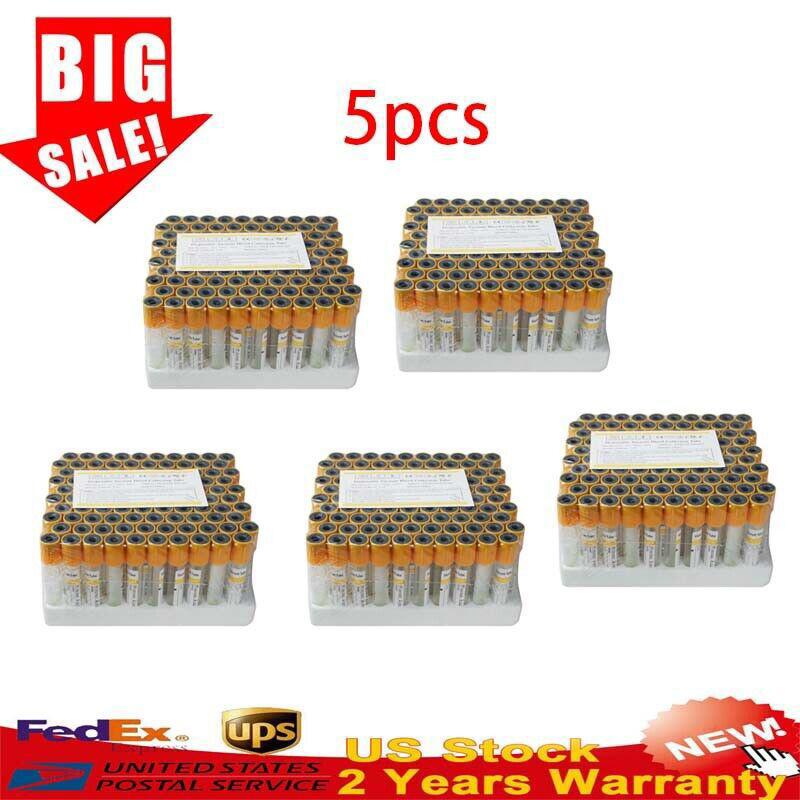 lot 100pc Sterile Glass Vacuum Blood Collection Gel Clot Activator Tubes 3mL CE - Picture 15 of 17