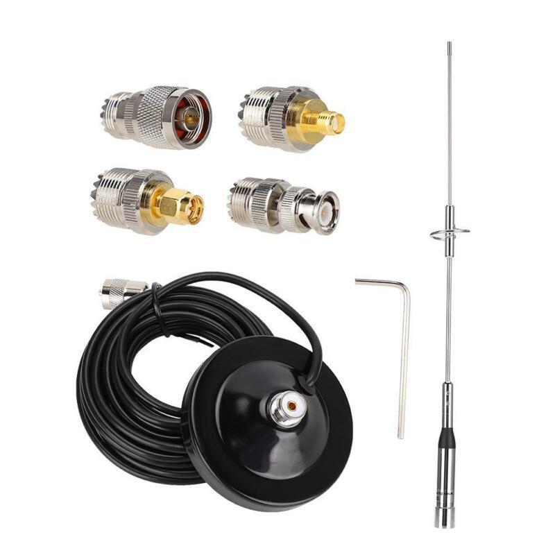 Dual Band VHF UHF Mobile Station Antenna 144 430 MHz High Gain - Zdjęcie 15 z 16