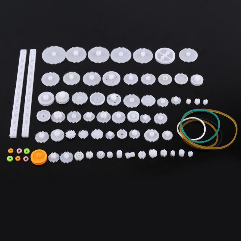 Innovative DIY Plastic Gear Pulley Worm Kit for Motor Robotics Projects