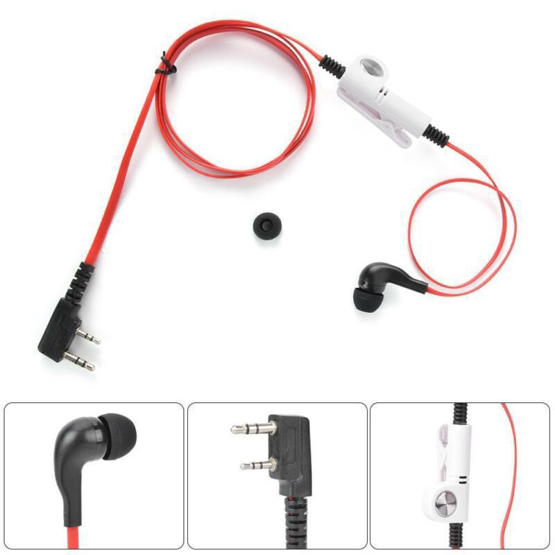 2 Pin PTT Mic Zestaw słuchawkowy douszny do dwukierunkowego radia Walkie Talkie Audio - Zdjęcie 13 z 16