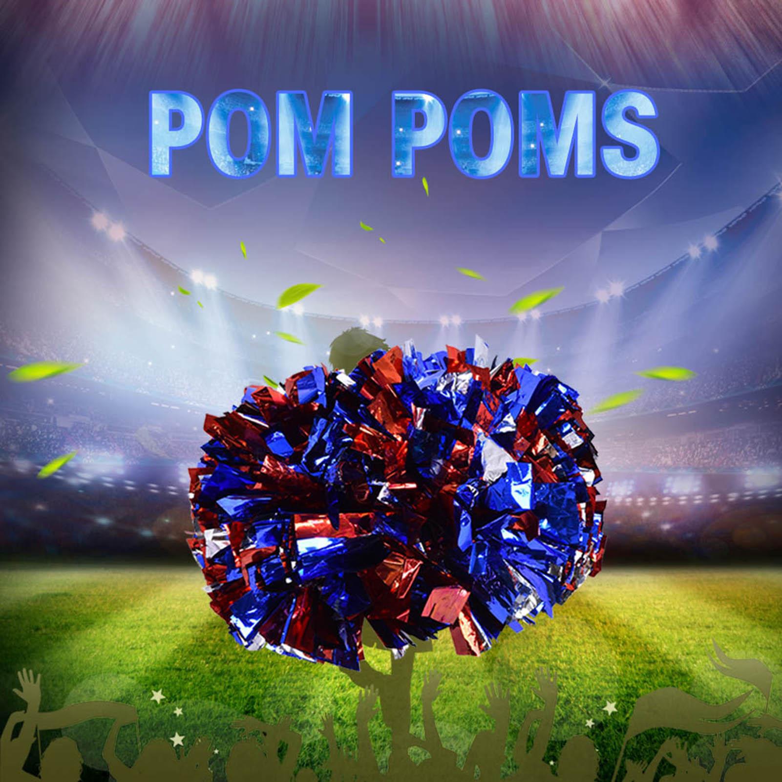 Cheerleading Pom Poms Cheerleader Pompoms Kit Acclamations de fleurs à la  main pour le sport Cheers Ball Game-QIN - Cdiscount Sport