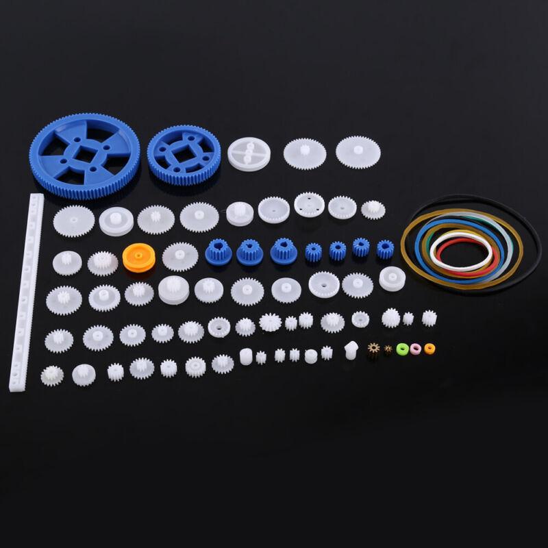 Innovative DIY Plastic Gear Pulley Worm Kit for Motor Robotics Projects