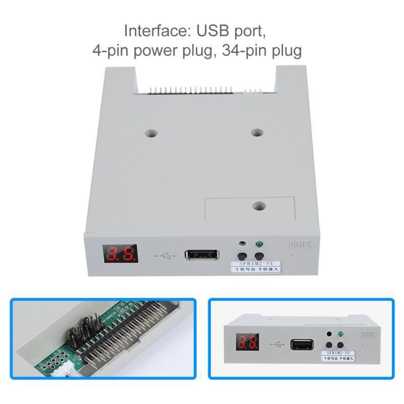3.5-inch USB High-Speed SSD Floppy Drive Emulator 1.44MB 34Pin - Afbeelding 14 van 16