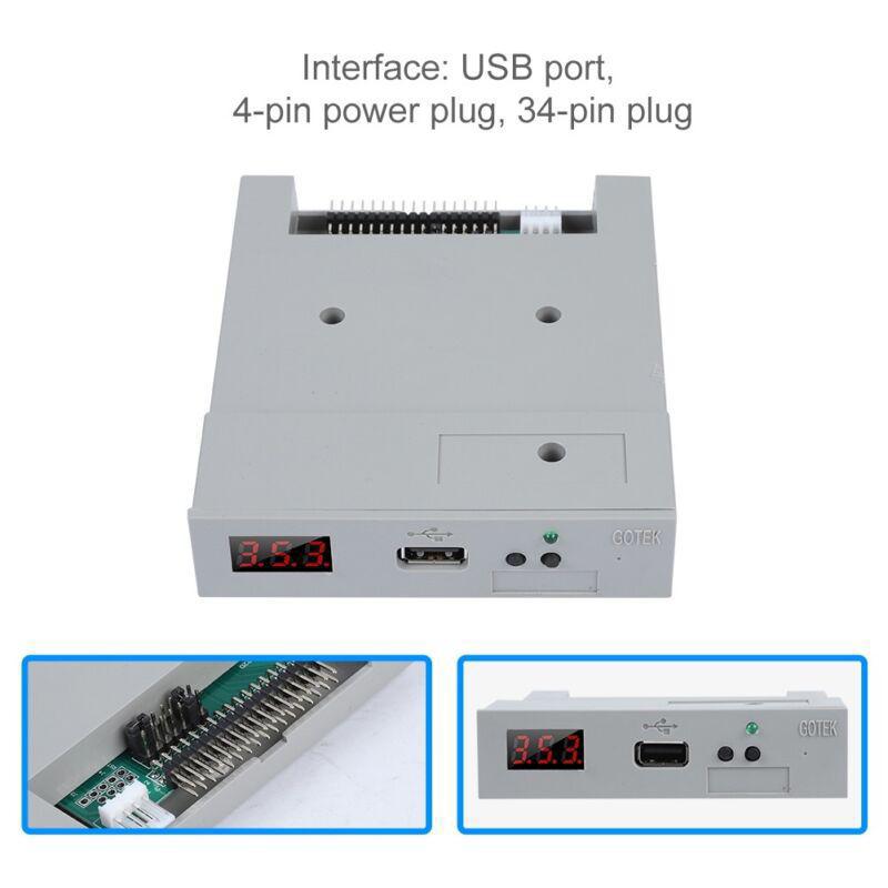 3.5-inch USB High-Speed SSD Floppy Drive Emulator 1.44MB 34Pin - Afbeelding 15 van 16
