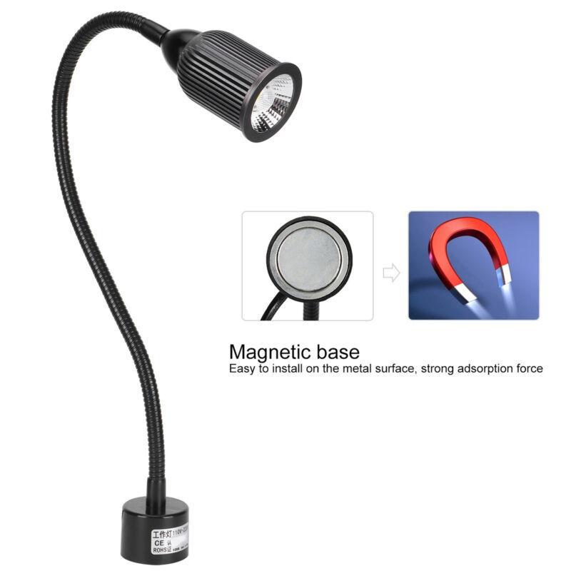 10W LED Gooseneck Magnetic Base Work Light Adjustable Angle Lathe Lamp - Picture 14 of 14