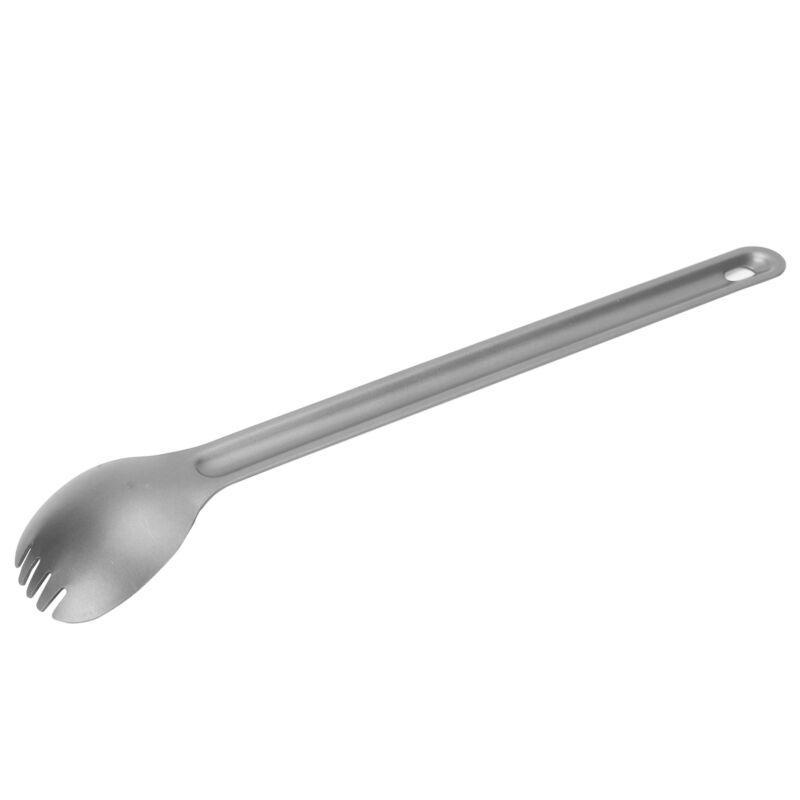 Titanium Spork Spoon Long Handle Portable For Outdoor Camping Set - Picture 13 of 14