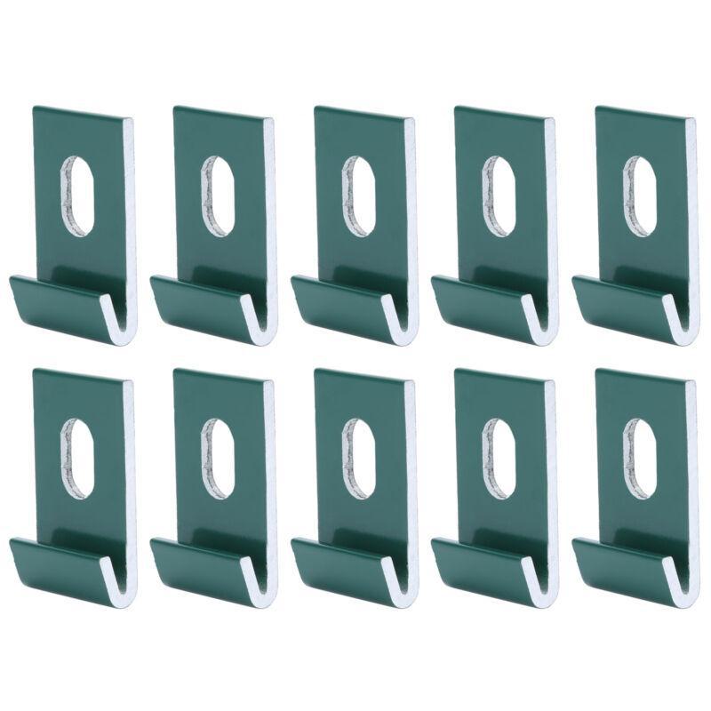 For Aluminium Greenhouse J Clips Base Hook Fixings 10 Pack Strong Secure Durable - Picture 15 of 15