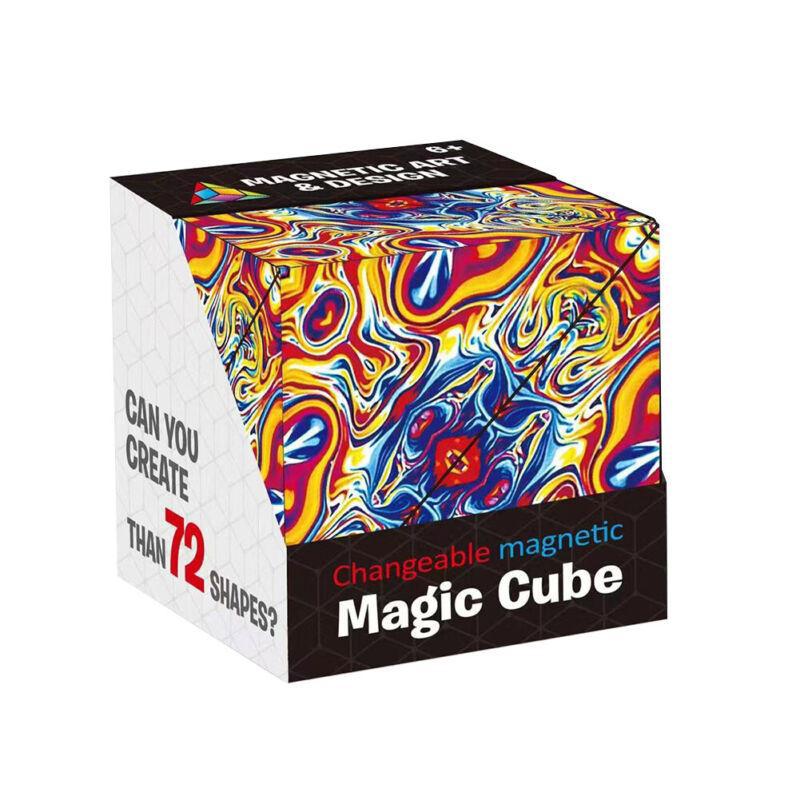 3D Magic Cube Shashibo Puzzle Transforming Fidget Toy Stressabbau Geschenk - Bild 19 von 21