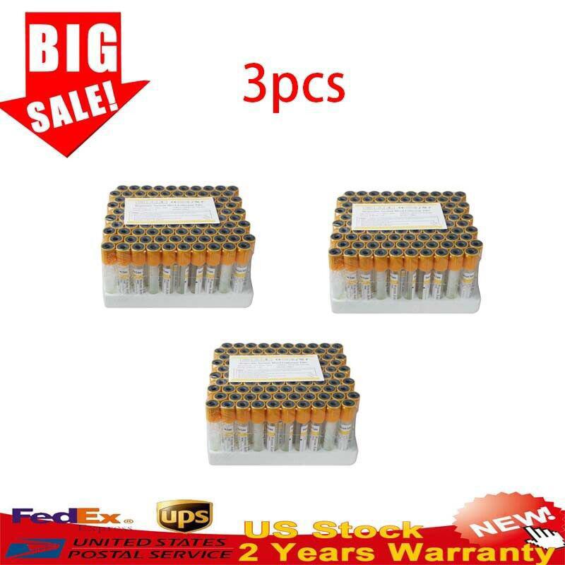 lot 100pc Sterile Glass Vacuum Blood Collection Gel Clot Activator Tubes 3mL CE - Picture 16 of 17