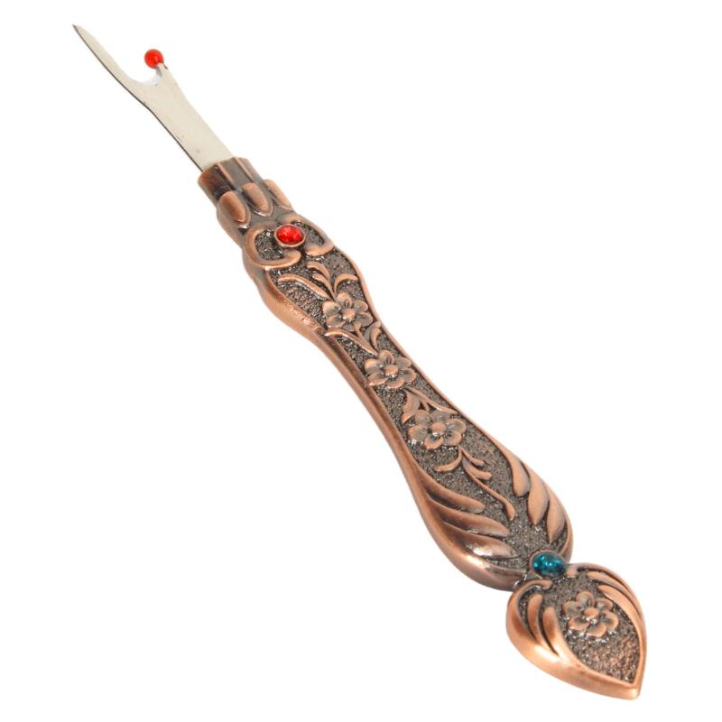 Antique Seam Ripper Classic Thread Unpicker Artisan Design Sewing Tool - Picture 9 of 24