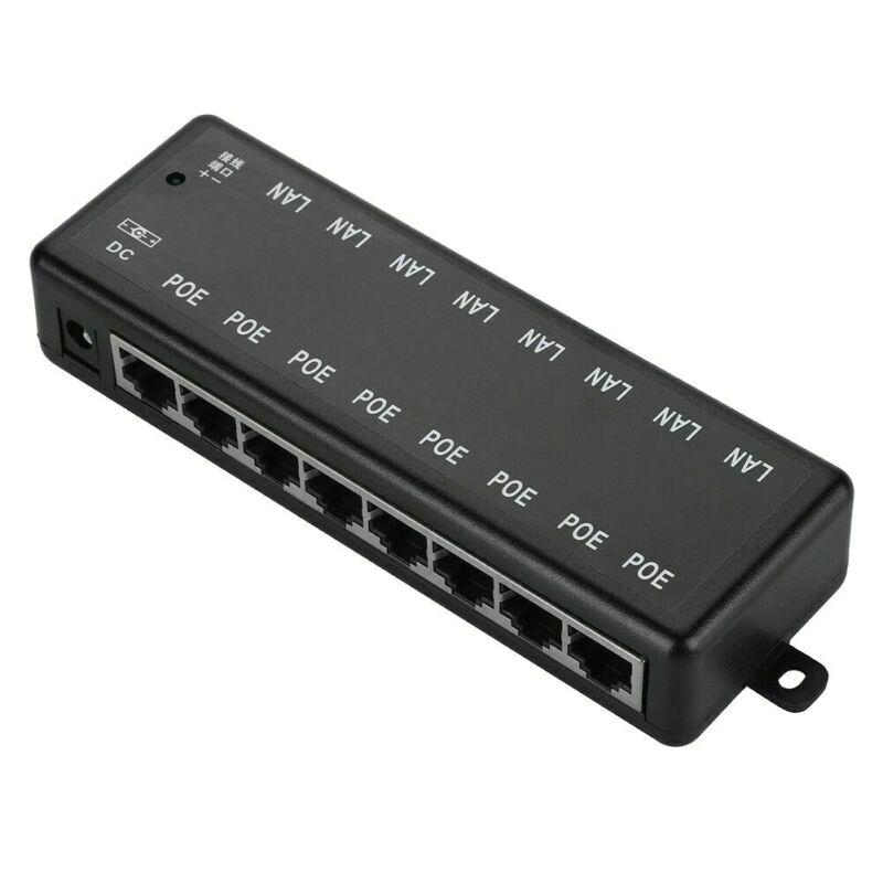 Interruttore iniettore PoE 8 porte alimentazione su Ethernet DC12V a 48V senza adattatore di alimentazione - Foto 8 di 12